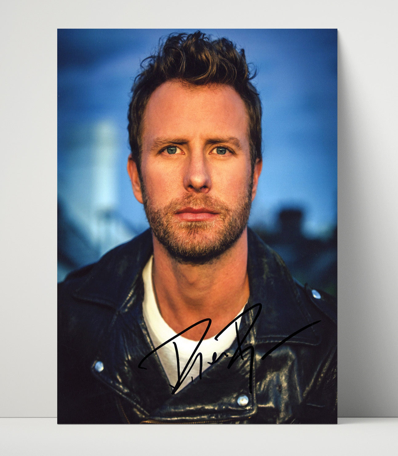 Dierks Bentley - Modern Country Portrait Leather Jacket - Vintage Music Wall Art - 16x20 Unframed Print music decor