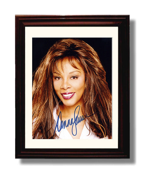 Donna Summer - Studio Glam Portrait Smiling Music Wall Art 8x10 Beveled Frame wall art print – Music decor