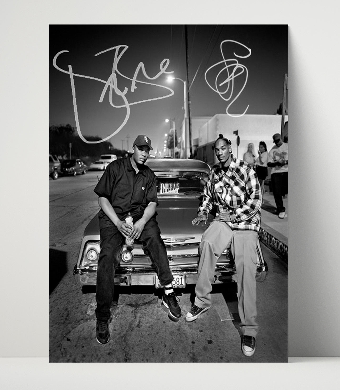 Dr. Dre and Snoop Dogg - Lowrider Street Photo Music Wall Art 16x20 Unframed Print wall art print – Music decor