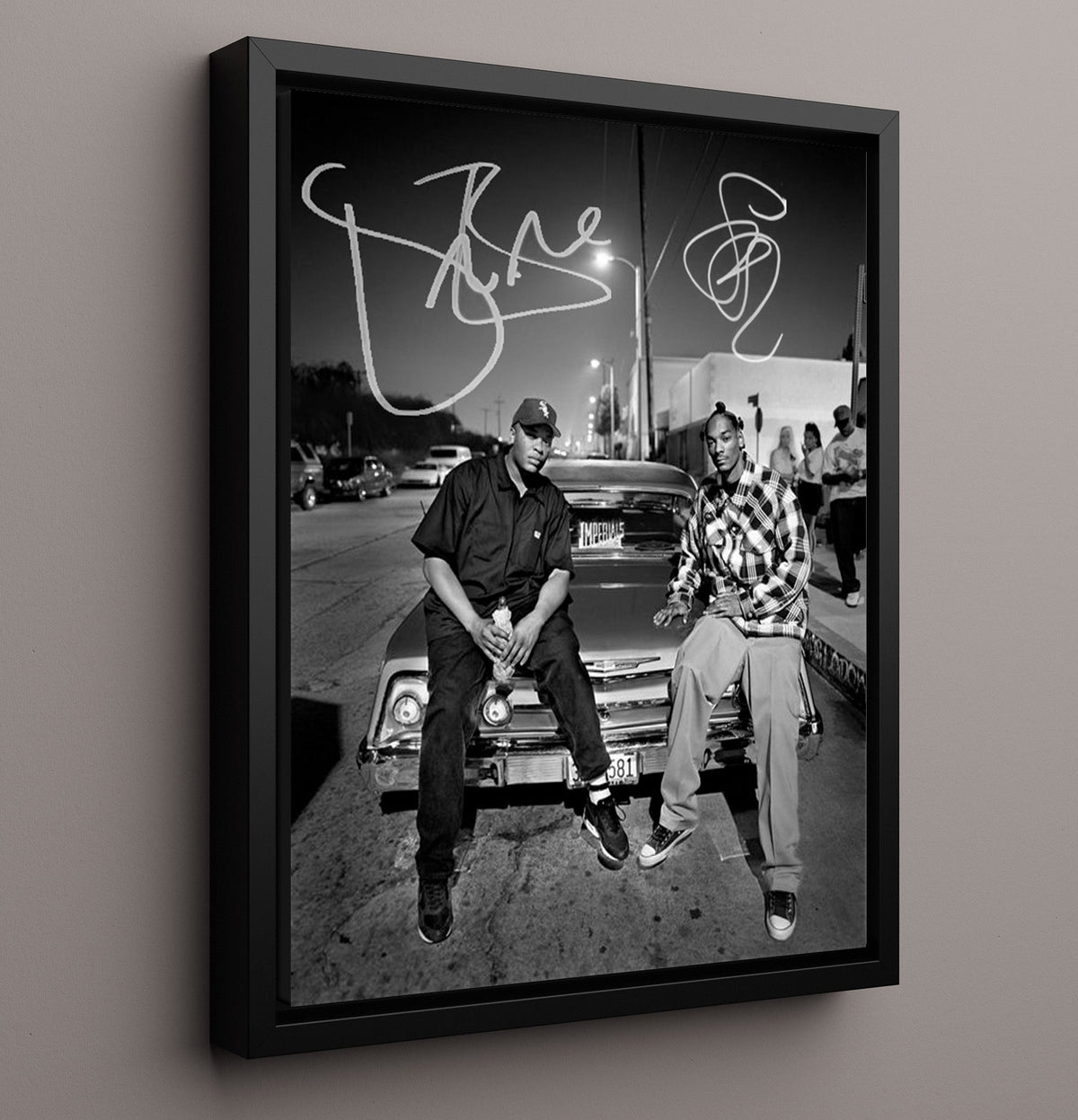 Dr. Dre and Snoop Dogg - Lowrider Street Photo 8x10 Unframed Print vintage music wall art
