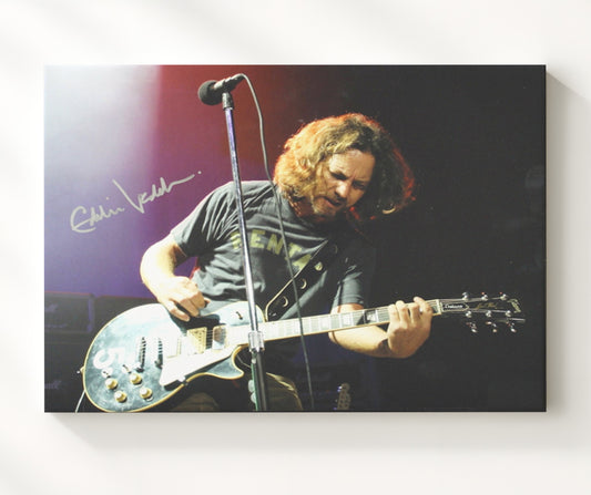 Eddie Vedder - Grunge Voice Icon 16x20 Gallery Frame vintage music wall art