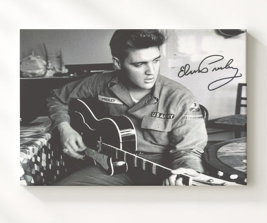 Elvis Presley - GI Blues Guitar 16x20 Gallery Frame vintage music wall art