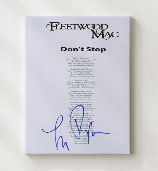 Fleetwood Mac - Don't Stop Dreaming 16x20 Gallery Frame vintage music wall art
