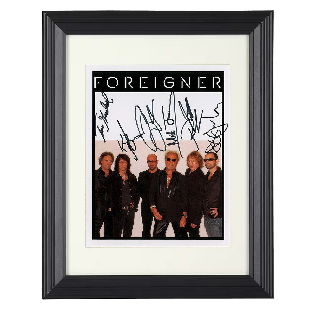 Foreigner - Full Band Photo 8x10 Canvas vintage music wall art