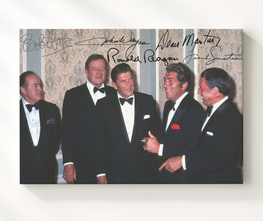 Frank Sinatra - Rat Pack Formal Moment 16x20 Gallery Frame vintage music wall art