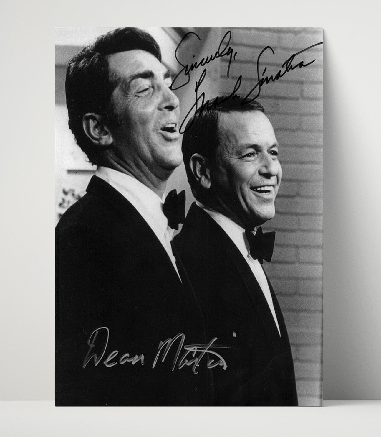 Frank Sinatra and Dean Martin - Rat Pack Charm - Vintage Music Wall Art - 16x20 Unframed Print music decor