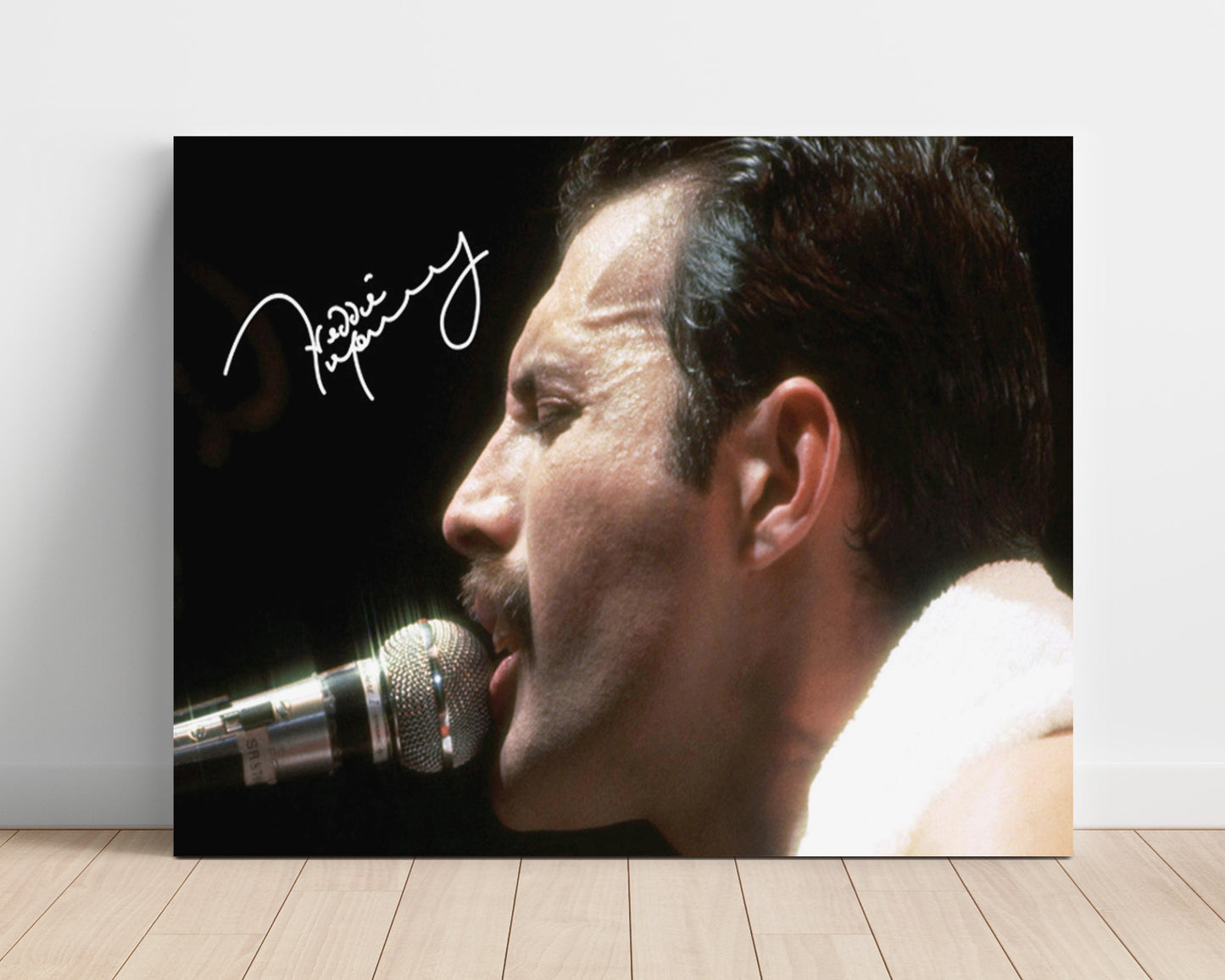 Freddie Mercury - Queen Frontman Power - Vintage Music Wall Art - 16x20 Unframed Print music decor