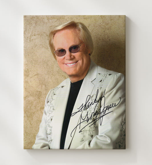 George Jones - Classic Country Photo White Jacket 16x20 Gallery Frame vintage music wall art