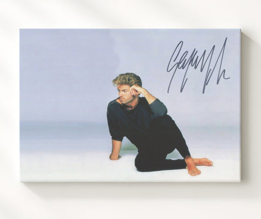 George Michael - 80s Pop Royalty 16x20 Gallery Frame vintage music wall art