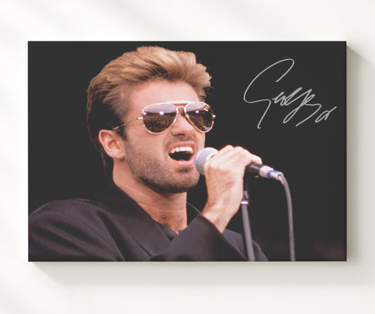 George Michael - Faith Legacy Vocal 16x20 Gallery Frame vintage music wall art