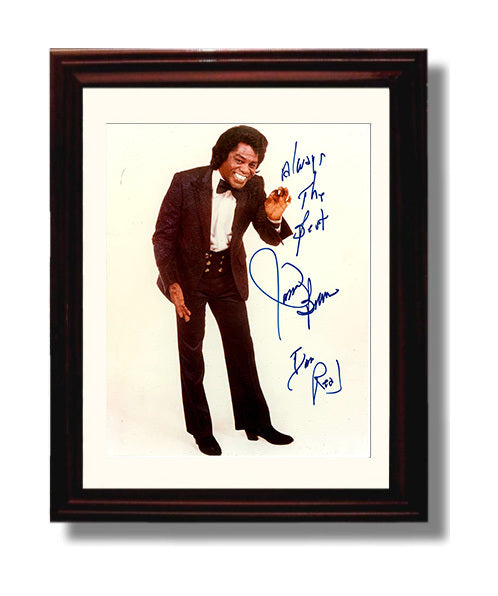 James Brown - the Godfather Groove Music Wall Art 8x10 Beveled Frame wall art print – Music decor