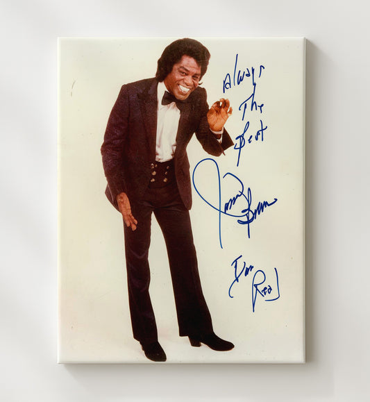 James Brown - The Godfather Groove 16x20 Gallery Frame vintage music wall art