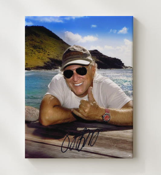 Jimmy Buffett - Island Time Forever 16x20 Gallery Frame vintage music wall art