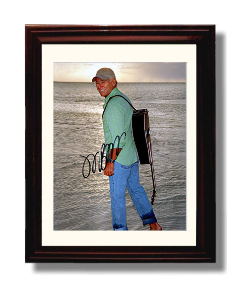 Jimmy Buffett - Sunset Serenade Music Wall Art 8x10 Beveled Frame wall art print – Music decor