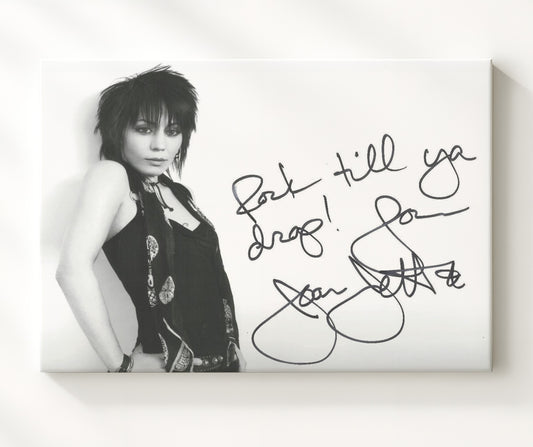 Joan Jett - Rock til Ya Drop Attitude 16x20 Gallery Frame vintage music wall art