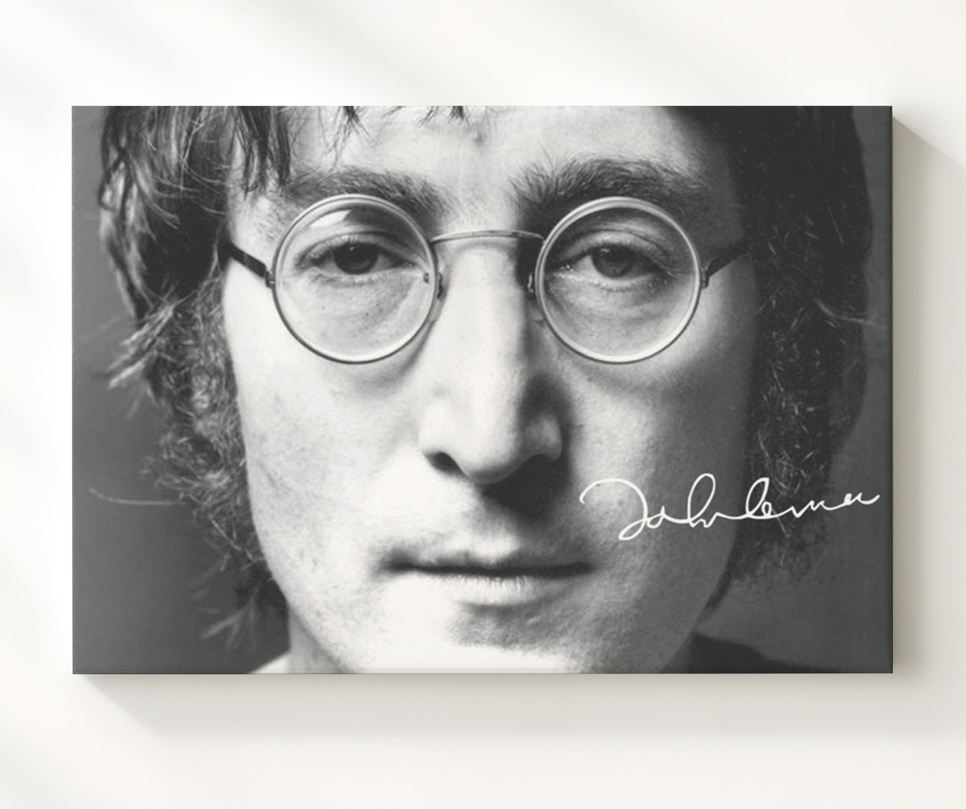 John Lennon - Imagine Era Visionary - Vintage Music Wall Art - 20x24 Canvas music decor