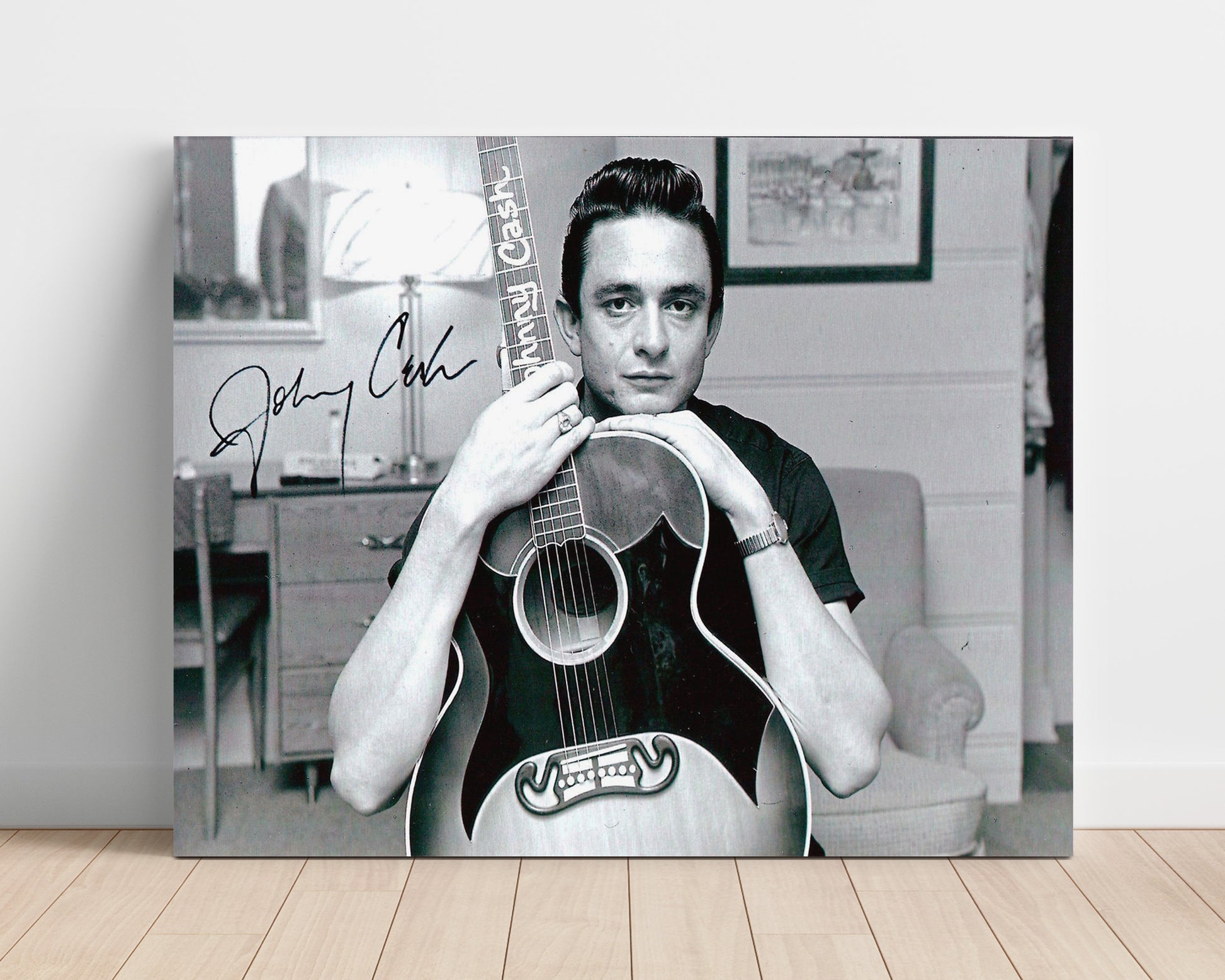 Johnny Cash - Man in Black Legacy - Vintage Music Wall Art - 16x20 Unframed Print music decor