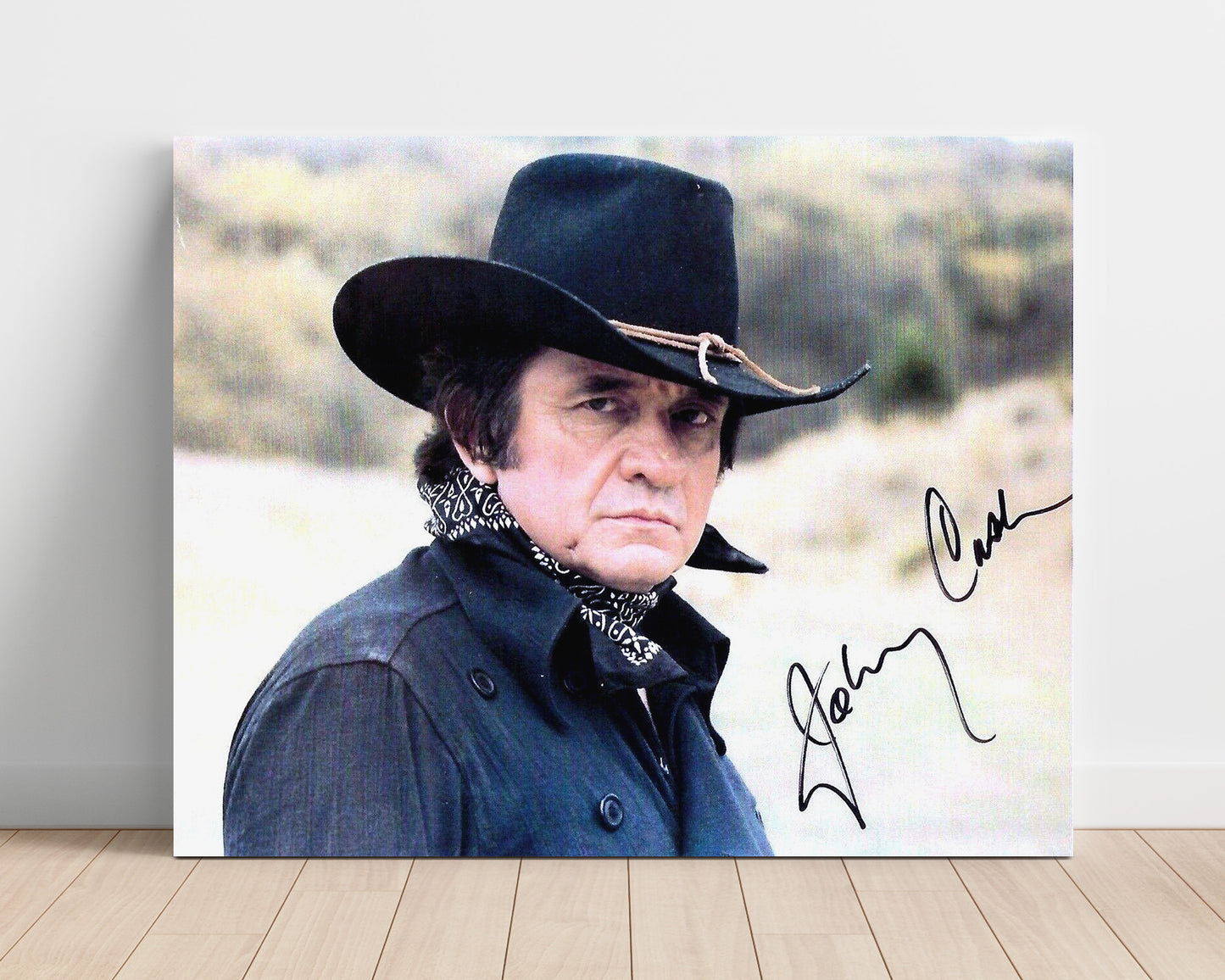 Johnny Cash - Outlaw Stare - Vintage Music Wall Art - 16x20 Unframed Print music decor