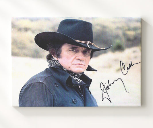 Johnny Cash - Outlaw Stare 16x20 Gallery Frame vintage music wall art