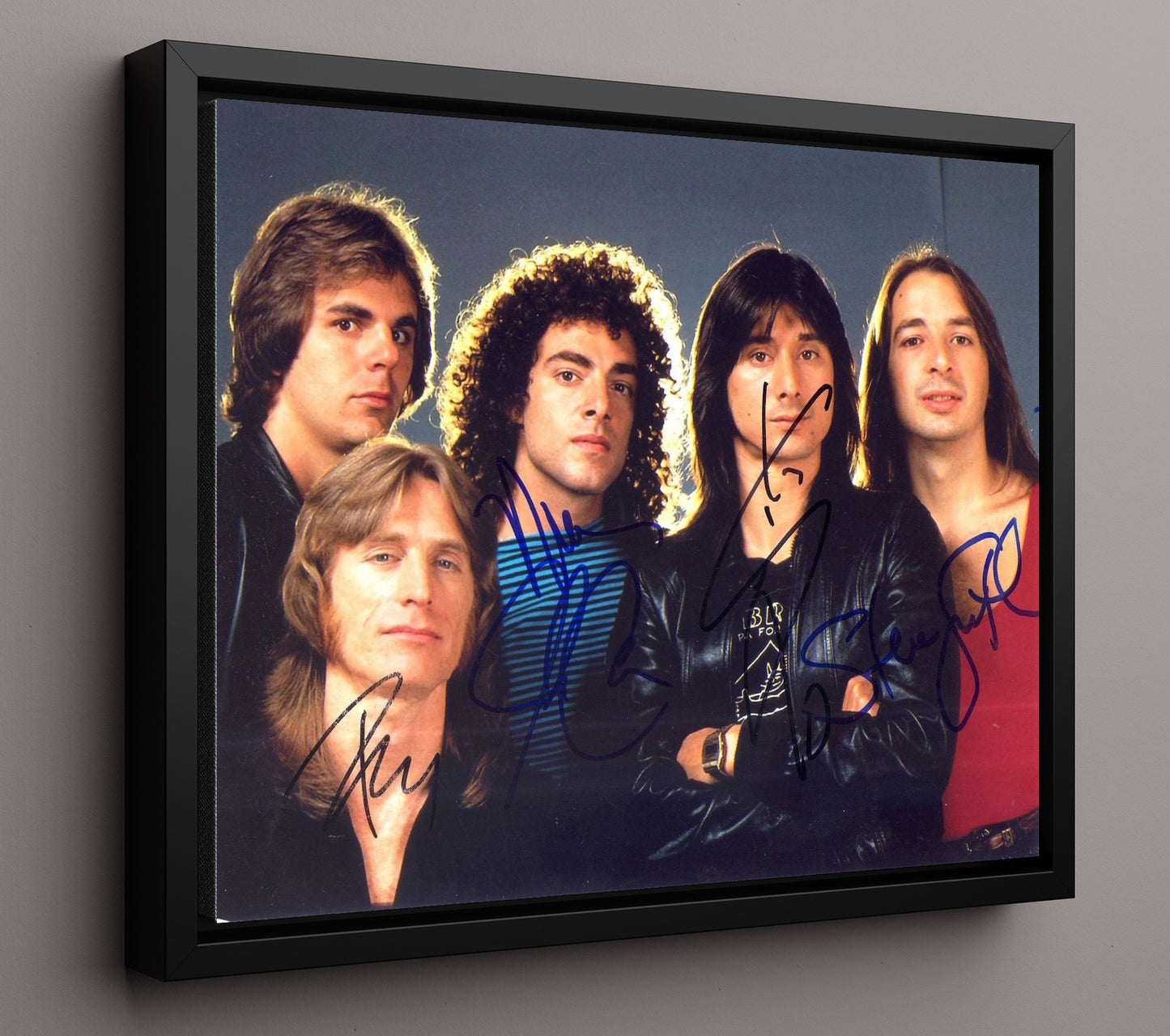 Journey - Arena Rock Anthems - Vintage Music Wall Art - 16x20 Framed Canvas music decor