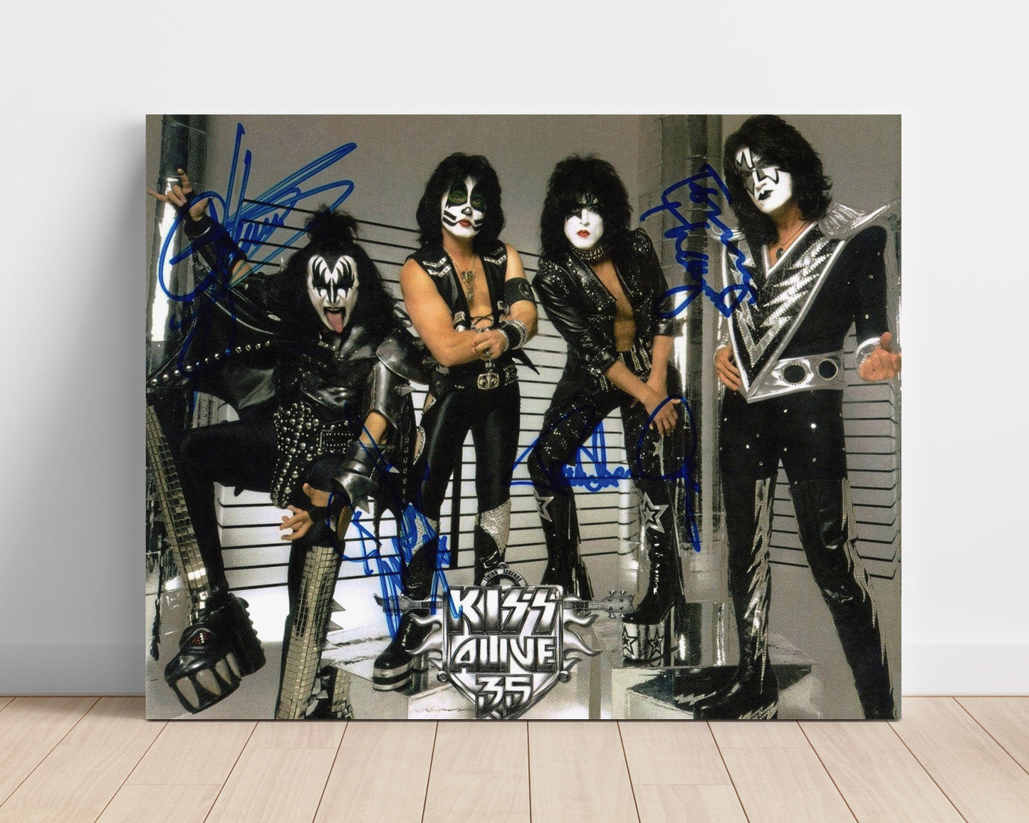 KISS - Face Paint Glam Rock Legends - Vintage Music Wall Art - 16x20 Unframed Print music decor