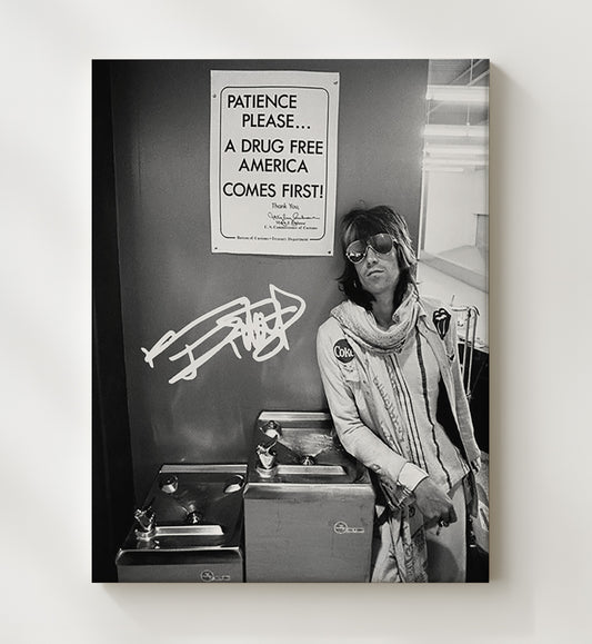 Keith Richards - Anti-Drug Rebel Stance 16x20 Gallery Frame vintage music wall art