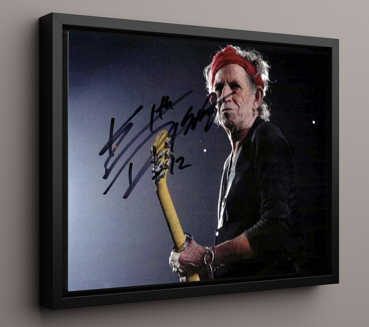 Keith Richards - Red Headband Stage Presence 8x10 Unframed Print vintage music wall art