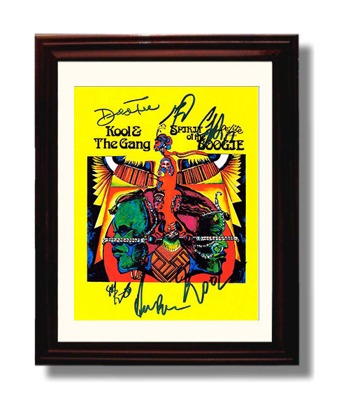 Kool and the Gang - Boogie Spirit Music Wall Art 8x10 Beveled Frame wall art print – Music decor