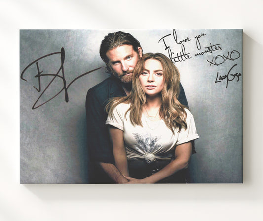 Lady Gaga and Bradley Cooper - A Star Is Born Duo Photo 16x20 Gallery Frame vintage music wall art