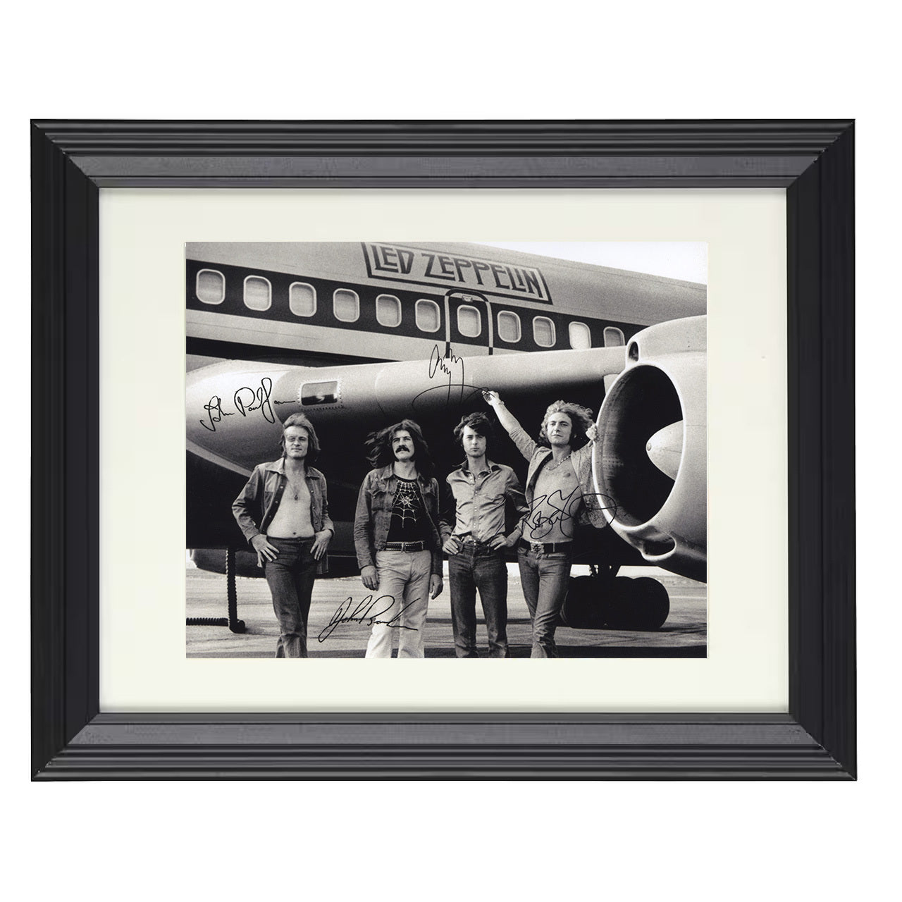 Led Zeppelin – Stairway to Jet – 8x10 black beveled framed music wall art