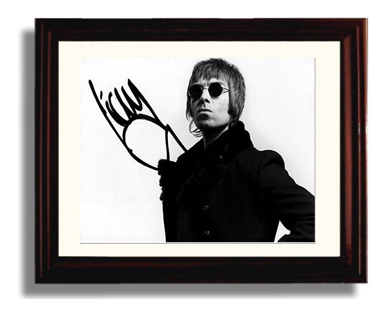 Liam Gallagher - Madchester Swagger - Vintage Music Wall Art - 8x10 Beveled Frame music decor