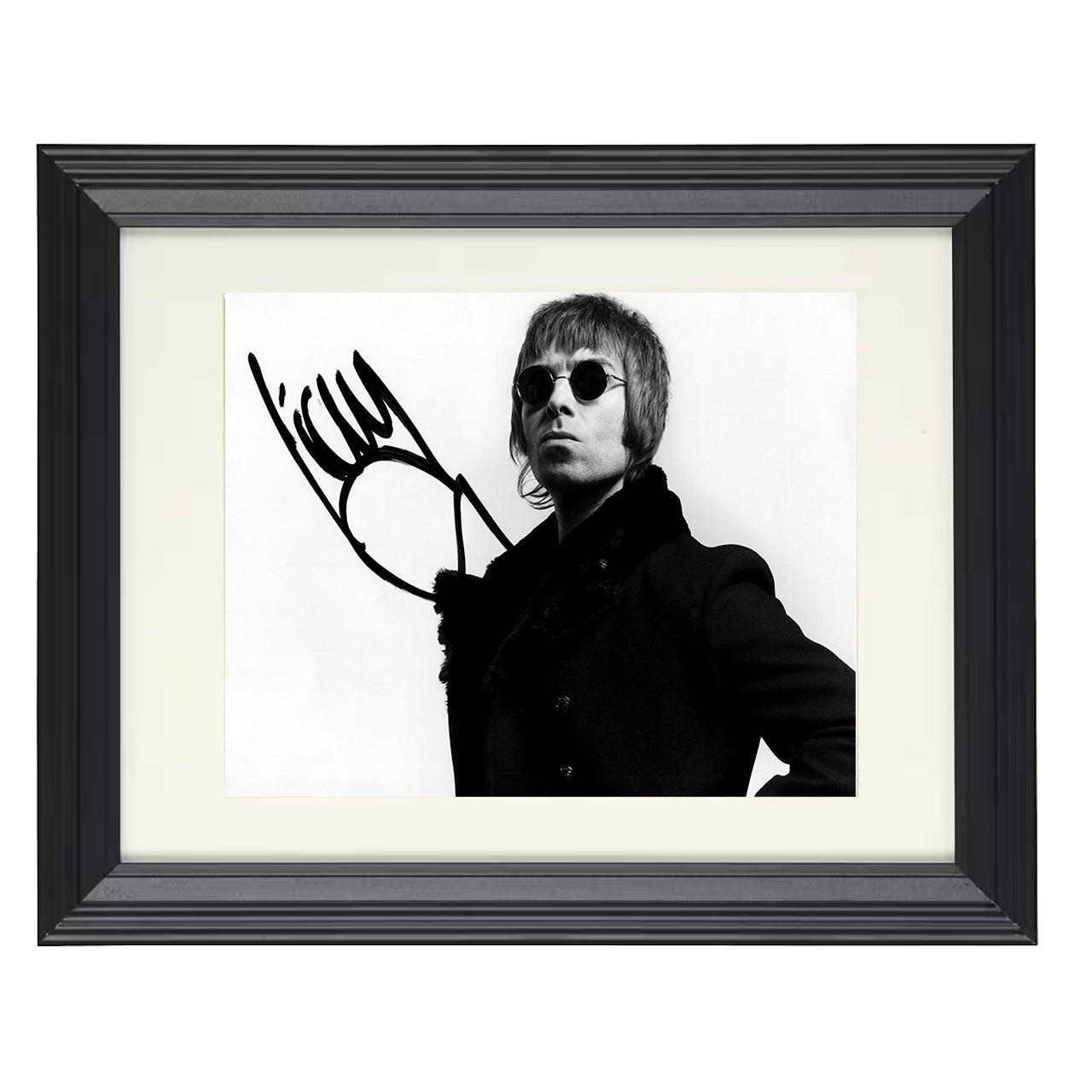 Liam Gallagher – Madchester Swagger – 8x10 black beveled framed music wall art