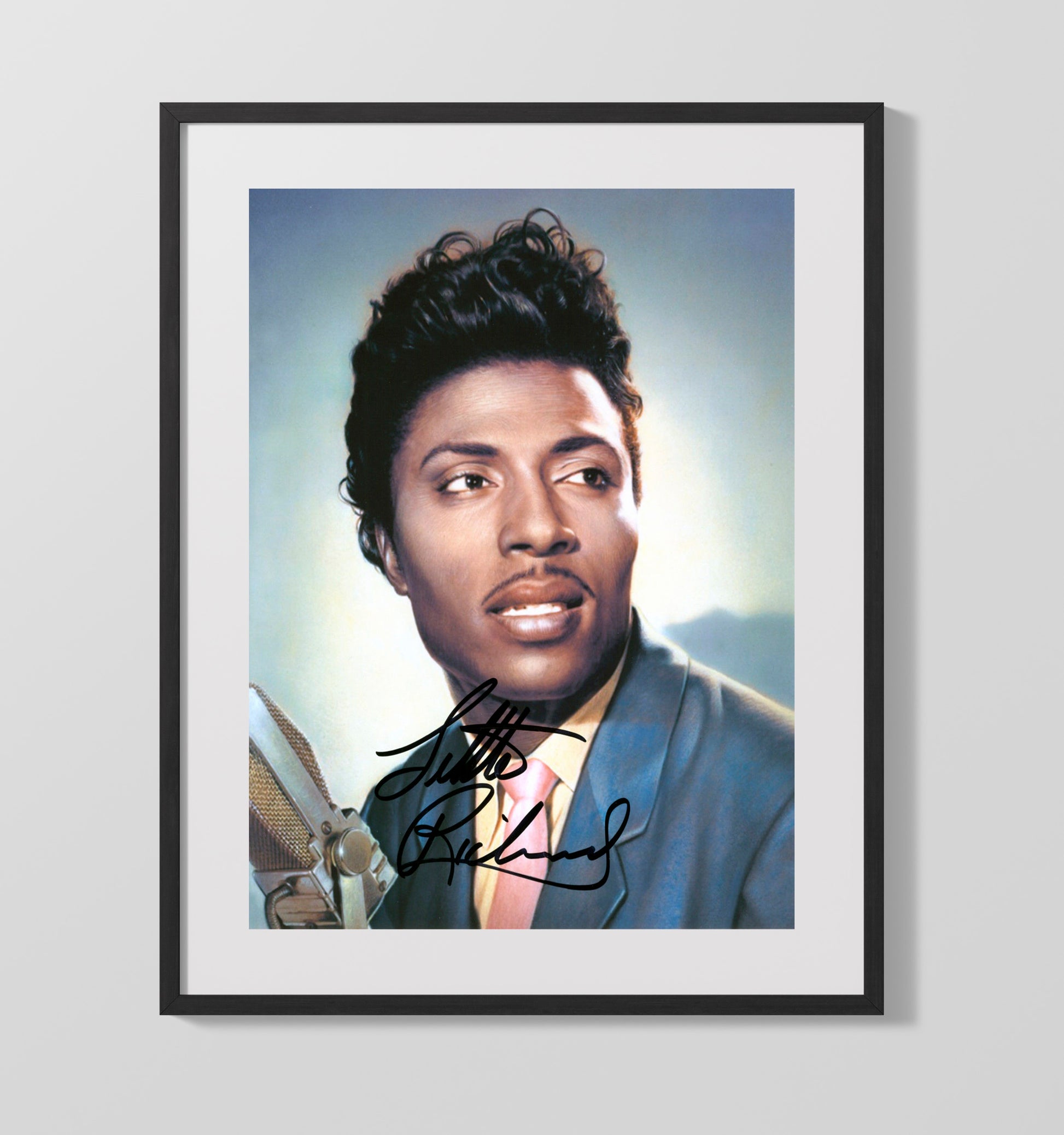Little Richard - Tutti Frutti Smile Music Wall Art 16x20 Gallery Frame wall art print – Music decor