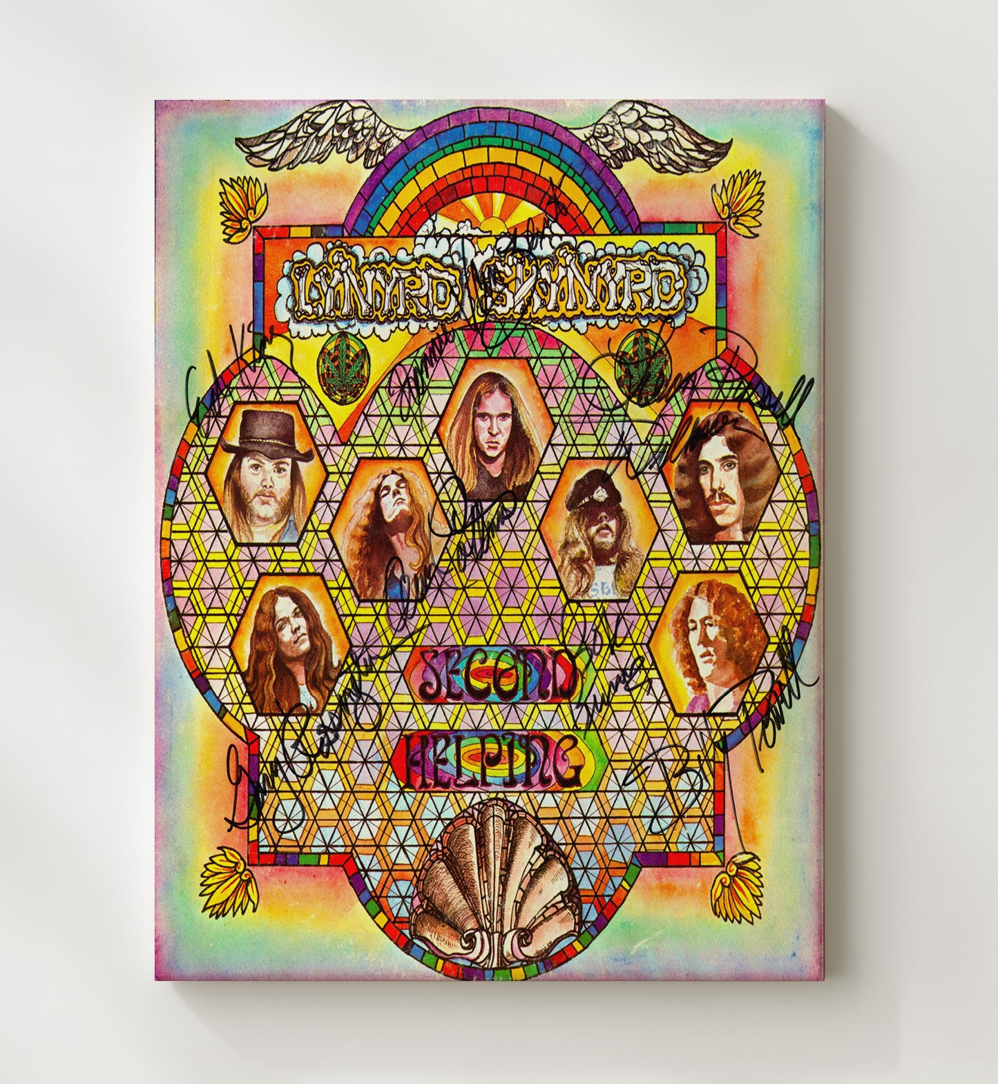 Lynyrd Skynyrd - Second Helping - Vintage Music Wall Art - 20x24 Canvas music decor