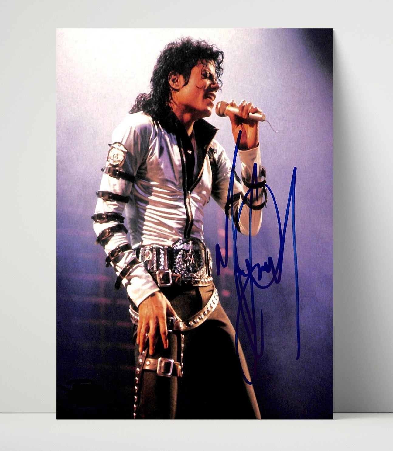 Michael Jackson - Live Microphone Performance Music Wall Art 16x20 Unframed Print wall art print – Music decor