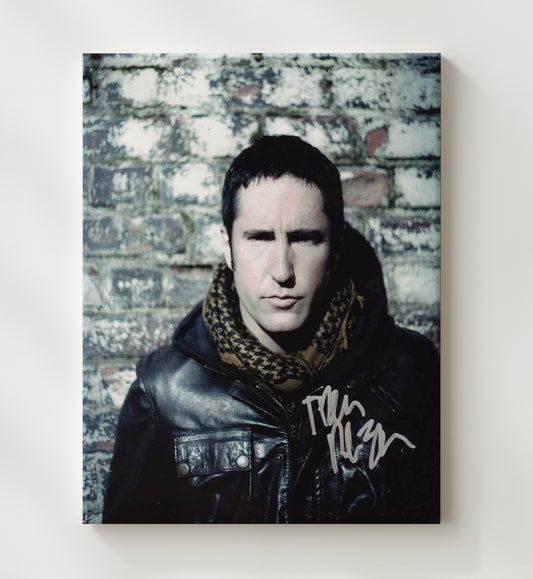 Nine Inch Nails - Trent Reznor Leather Jacket Photo 16x20 Gallery Frame vintage music wall art