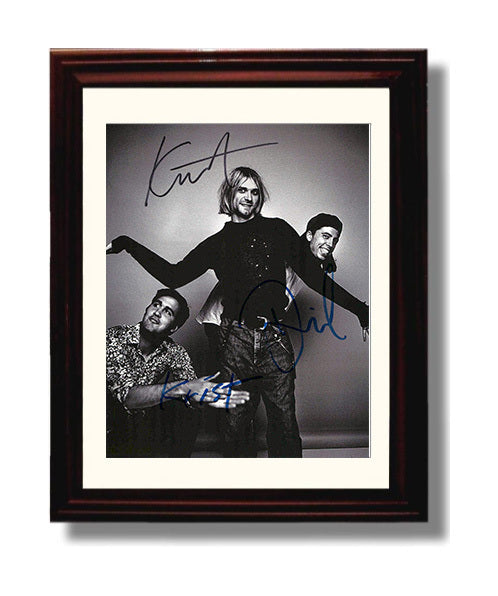 Nirvana - Kurt Cobain Ensemble Cast Playful Studio Group 8x10 Canvas vintage music wall art