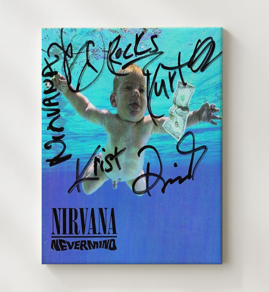 Nirvana - Nevermind Cover Artwork 16x20 Gallery Frame vintage music wall art