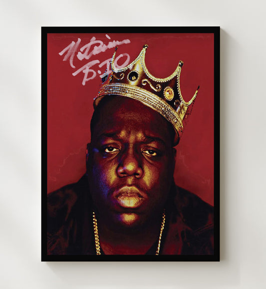 The Notorious B.I.G. - Crowned King 16x20 Gallery Frame vintage music wall art