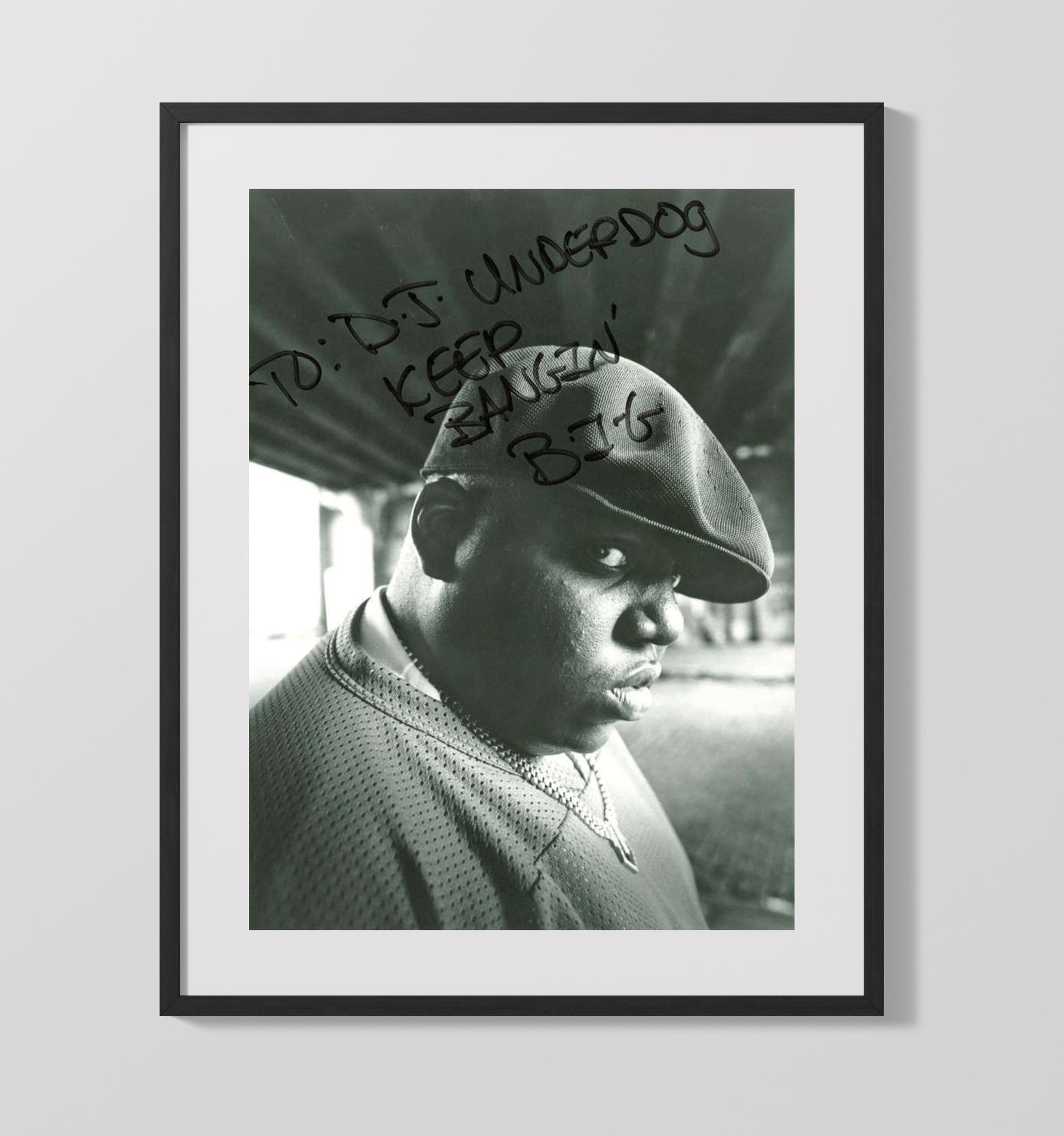Notorious BIG - Keep Bangin Music Wall Art 16x20 Gallery Frame wall art print – Music decor