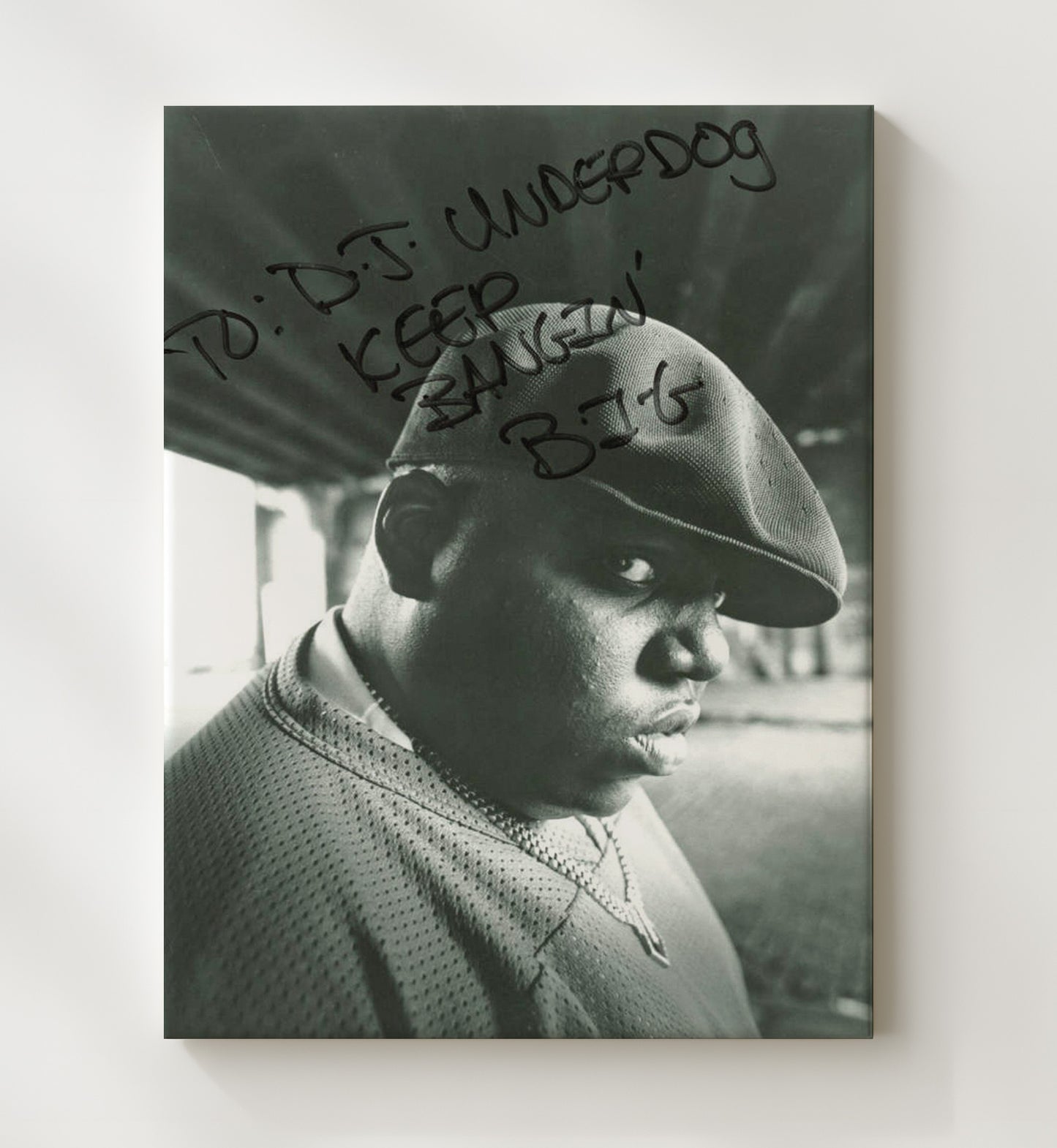 Notorious BIG - Keep Bangin - Vintage Music Wall Art - 20x24 Canvas music decor