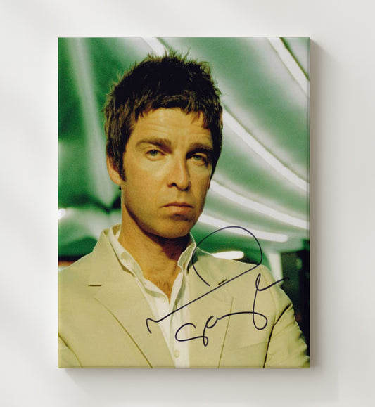 Oasis - Noel Gallagher Green-Lit Studio Image 16x20 Gallery Frame vintage music wall art