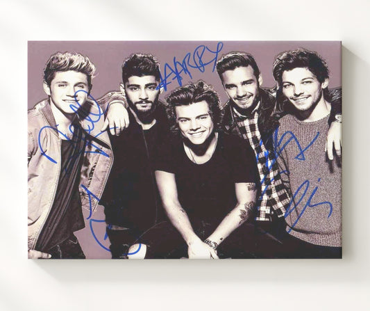 One Direction - Boy Band Group Photo Legacy 16x20 Gallery Frame vintage music wall art