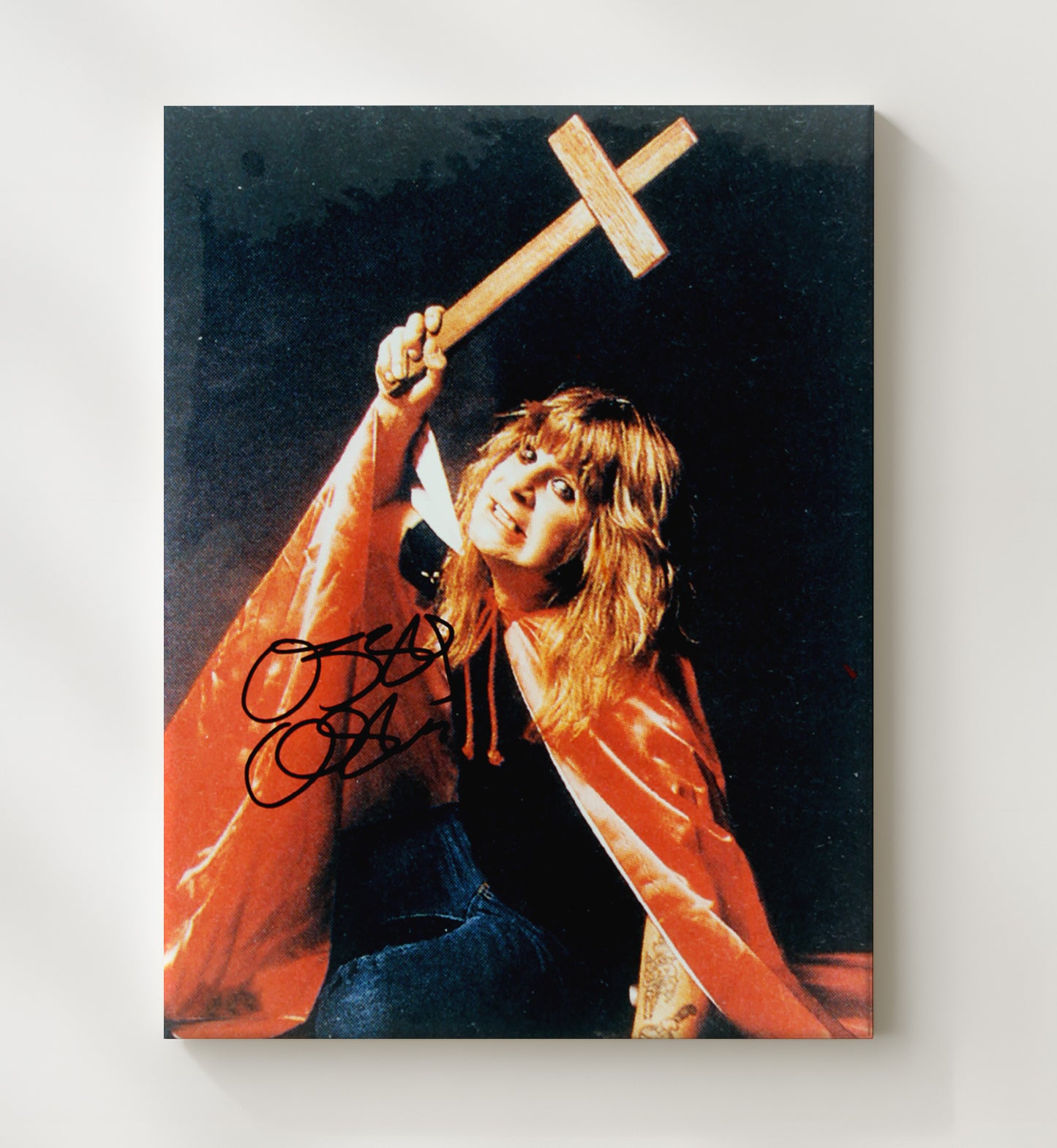 Ozzy Osbourne - Cross and Chaos Music Wall Art 20x24 Canvas wall art print – Music decor