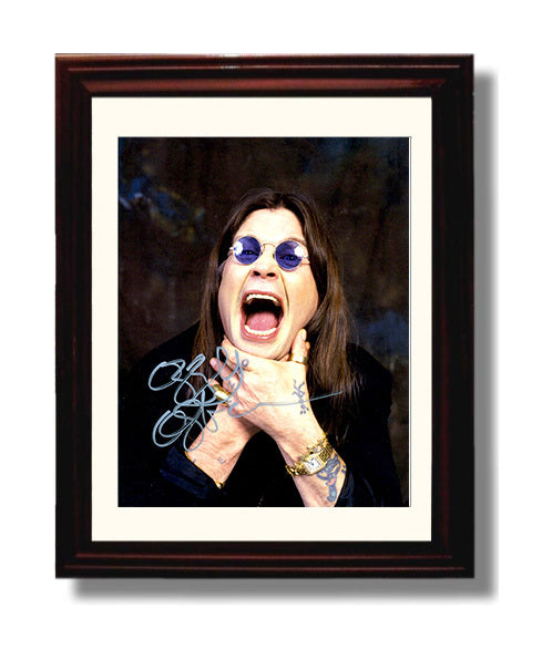 Ozzy Osbourne - Hand-Clutch Scream Music Wall Art 8x10 Beveled Frame wall art print – Music decor
