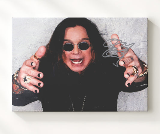 Ozzy Osbourne - Prince of Darkness Grin 16x20 Gallery Frame vintage music wall art