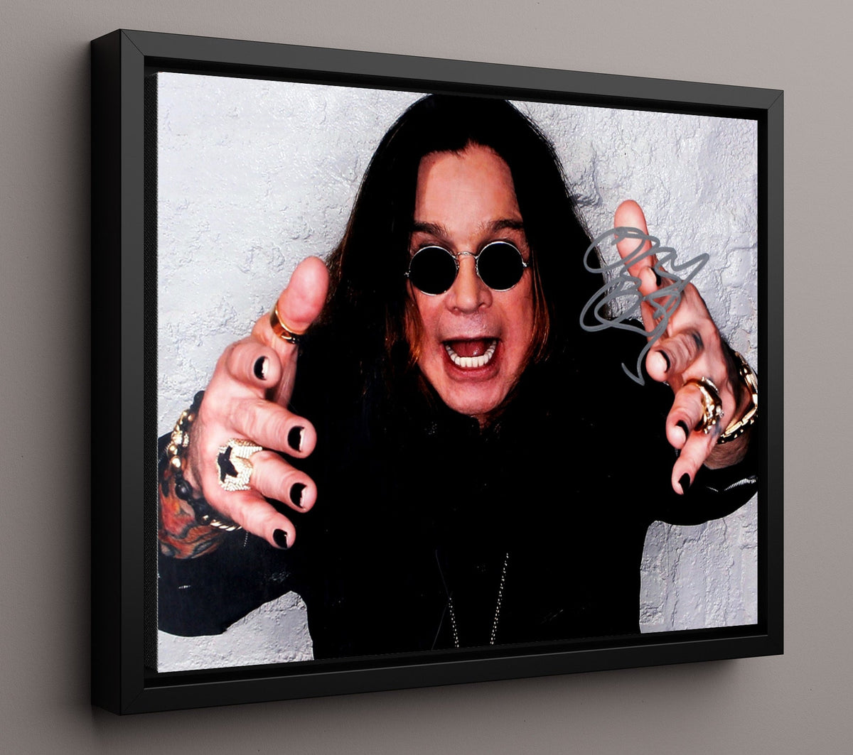 Ozzy Osbourne - Prince of Darkness Grin 8x10 Unframed Print vintage music wall art