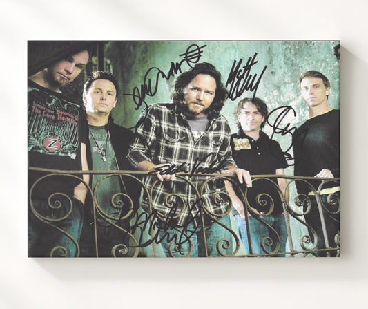 Pearl Jam - Eddie Vedder and Band Balcony Photo 16x20 Gallery Frame vintage music wall art
