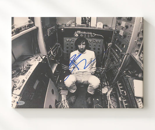 Pete Townshend - Studio Equipment Seated Photo 16x20 Gallery Frame vintage music wall art