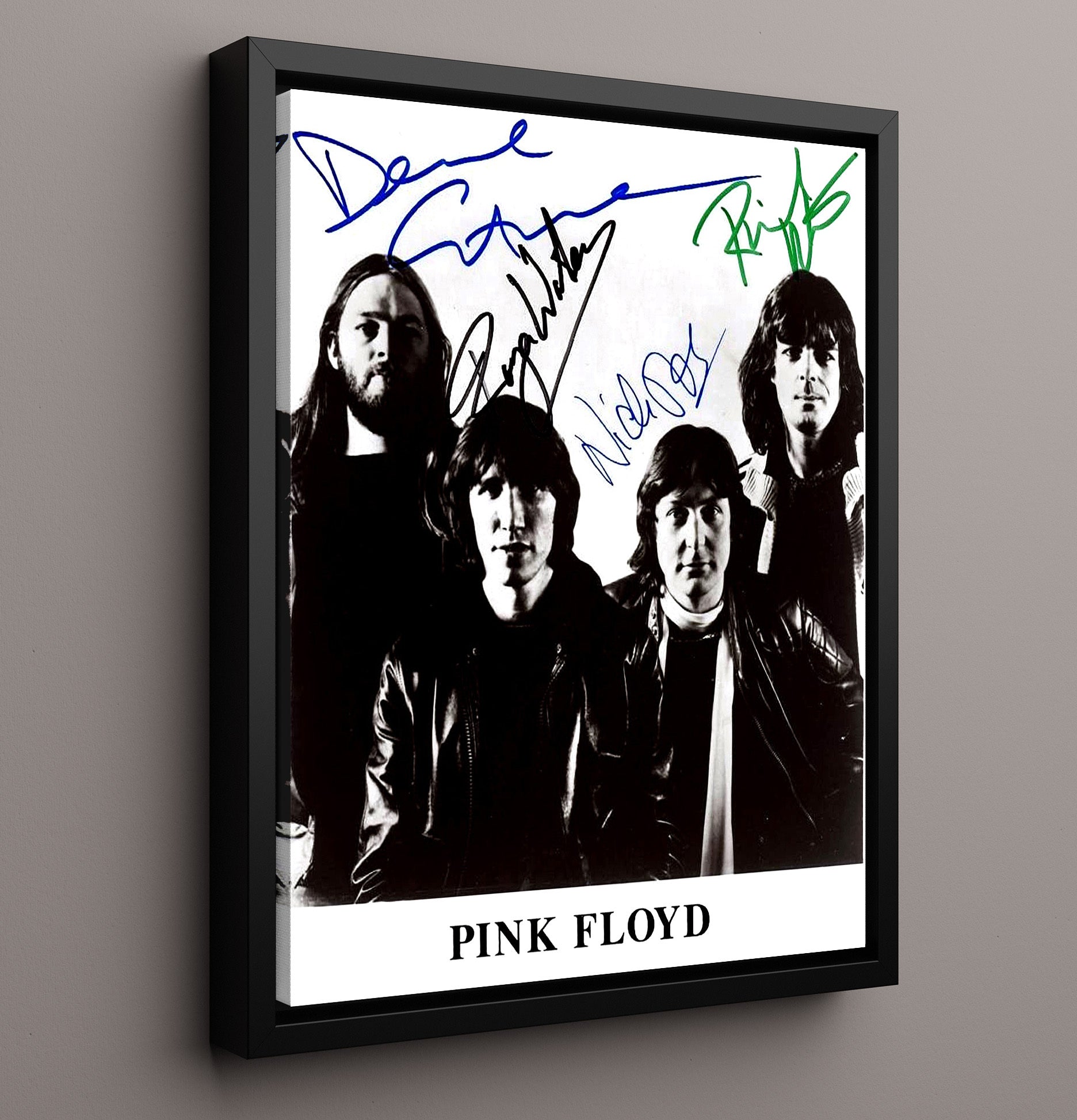 Pink Floyd - Legacy Portrait Music Wall Art 16x20 Framed Canvas wall art print – Music decor